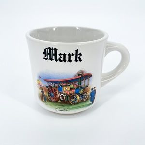 Vintage Papel “Mark” Name “Her Majesty” by Burrell Steam Engine Mug